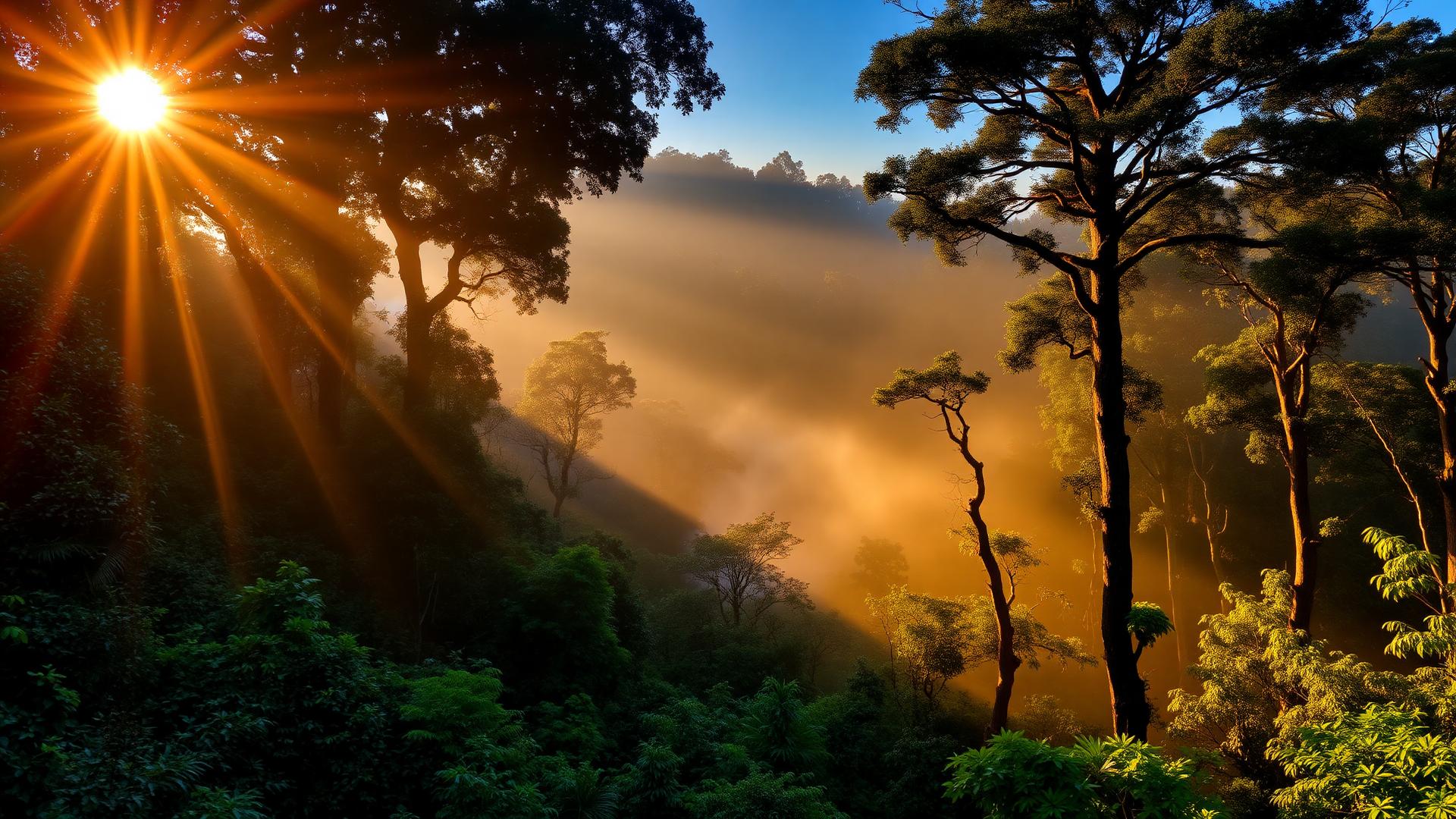 Jungle at dawn